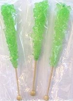Wedding Candy Buffet Green Watermelon Rock Sugar Sticks