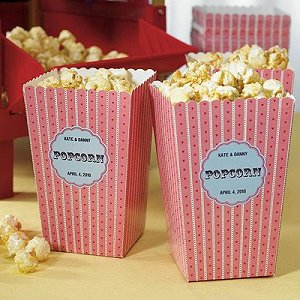 Wedding Candy Buffet Popcorn Box Supplies