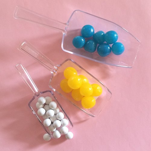 Wedding Candy Buffet Clear Plastic Candy Scoops