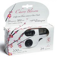 Wedding Reception Cherry Blossom Disposable Camera
