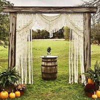Large Macrame Wedding Arch Backdrop