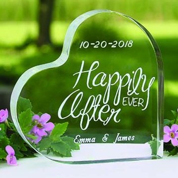 Wedding Reception Happily Ever After Cake Topper
