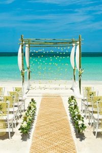 Sandals Resorts Tropical Destination Wedding - Beachfront Wedding