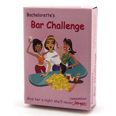 Bachelorette Party Bar Challenge Cards