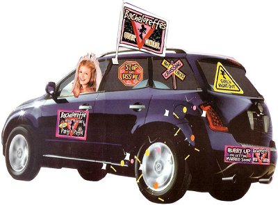 Bachelorette Party Car Decorating Kit