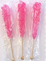Wedding Candy Buffet Pink Cherry Rock Sugar Sticks