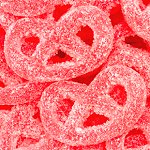 Wedding Candy Buffet Pink Raspberry Jelly Pretzels
