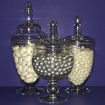 Wedding Candy Buffet White Silver Colour Candy