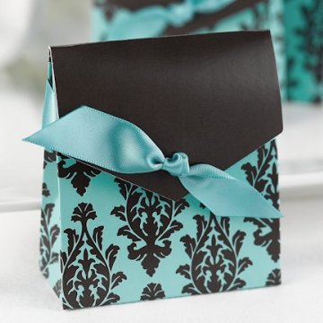 Wedding Favour Damask Boxes