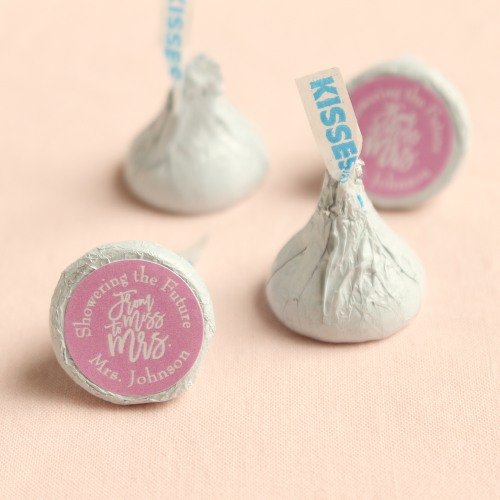 Personalized Hershey Kisses Wedding Favours
