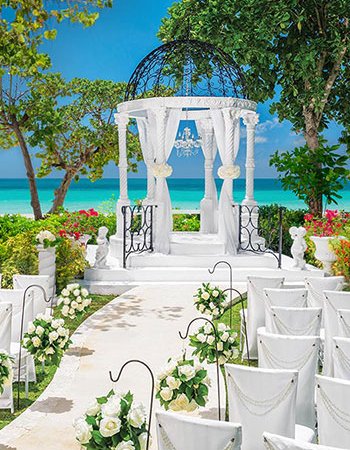 Sandals Resorts Tropical Destination Wedding Oceanfront Gondola
