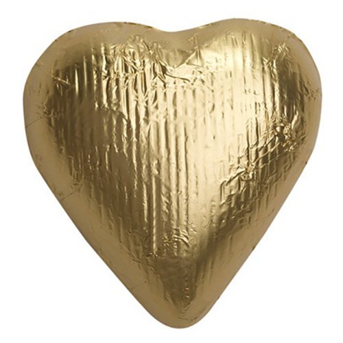 Candy Buffet Gold Foil Chocolate Hearts