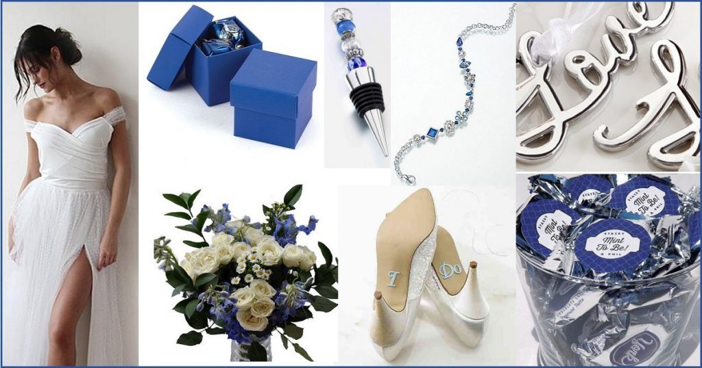 Blue & Silver Wedding Color Scheme