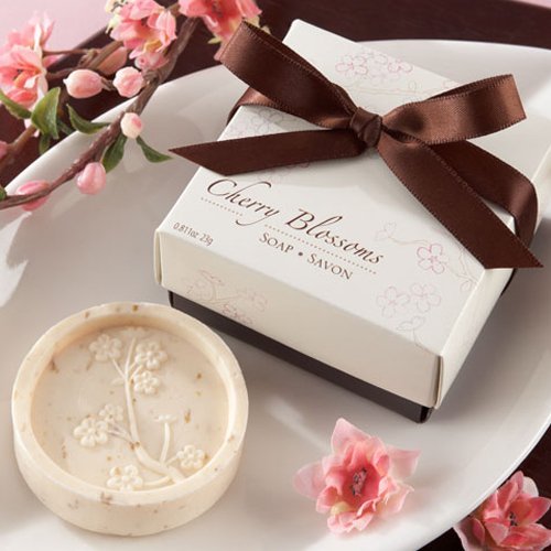 Asian Themed Wedding and Bridal Shower Cherry Blossom Soap Favor