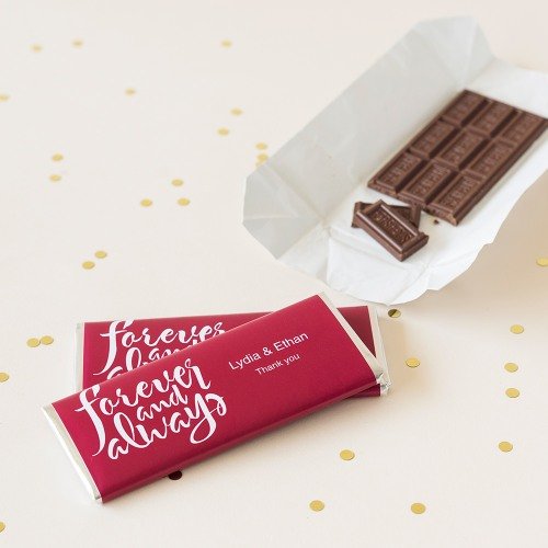 Fall Wedding Personalized Hershey's Chocolate Bar Favors