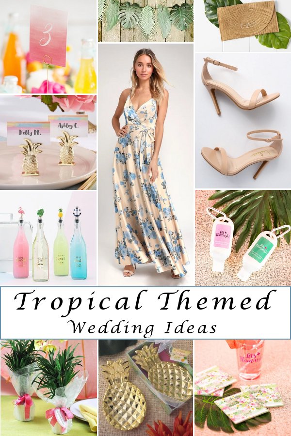Tropical Themed Wedding Decor and Favor Ideas - WeddingConnexion.com