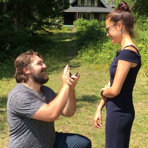 Aaron and Karina wedding proposal