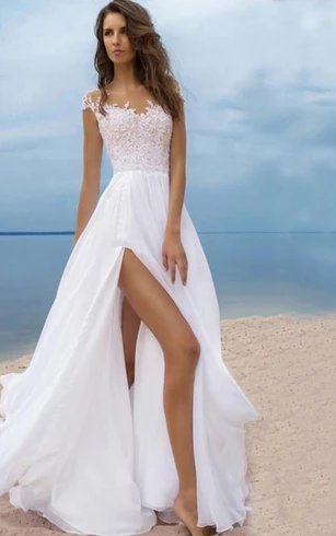 island themed wedding dresses