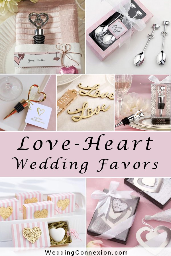 Love Heart Shaped Wedding Favor Ideas - WeddingConnexion.com
