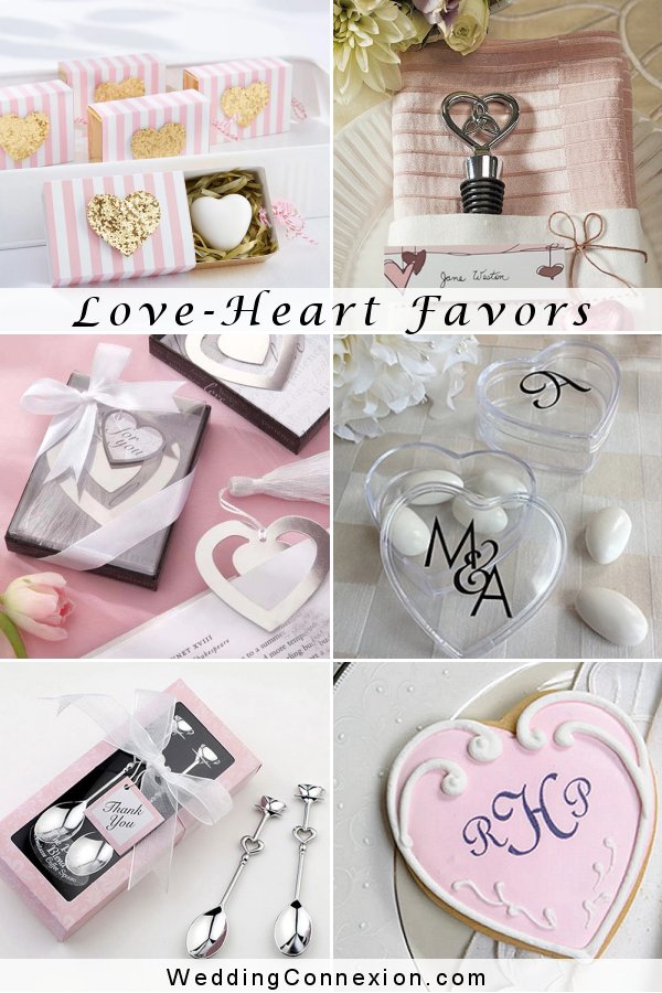 Love-heart Wedding Favor Ideas - WeddingConnexion.com