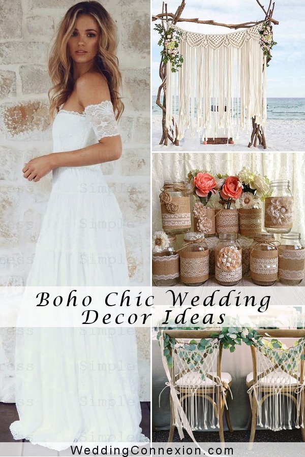 Boho Chic Wedding Decor Ideas  | WeddingConnexion.com