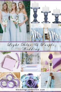 Modern Light Blue And Purple Wedding – Elegant Wedding Ideas