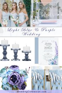 Modern Light Blue And Purple Wedding – Elegant Wedding Ideas