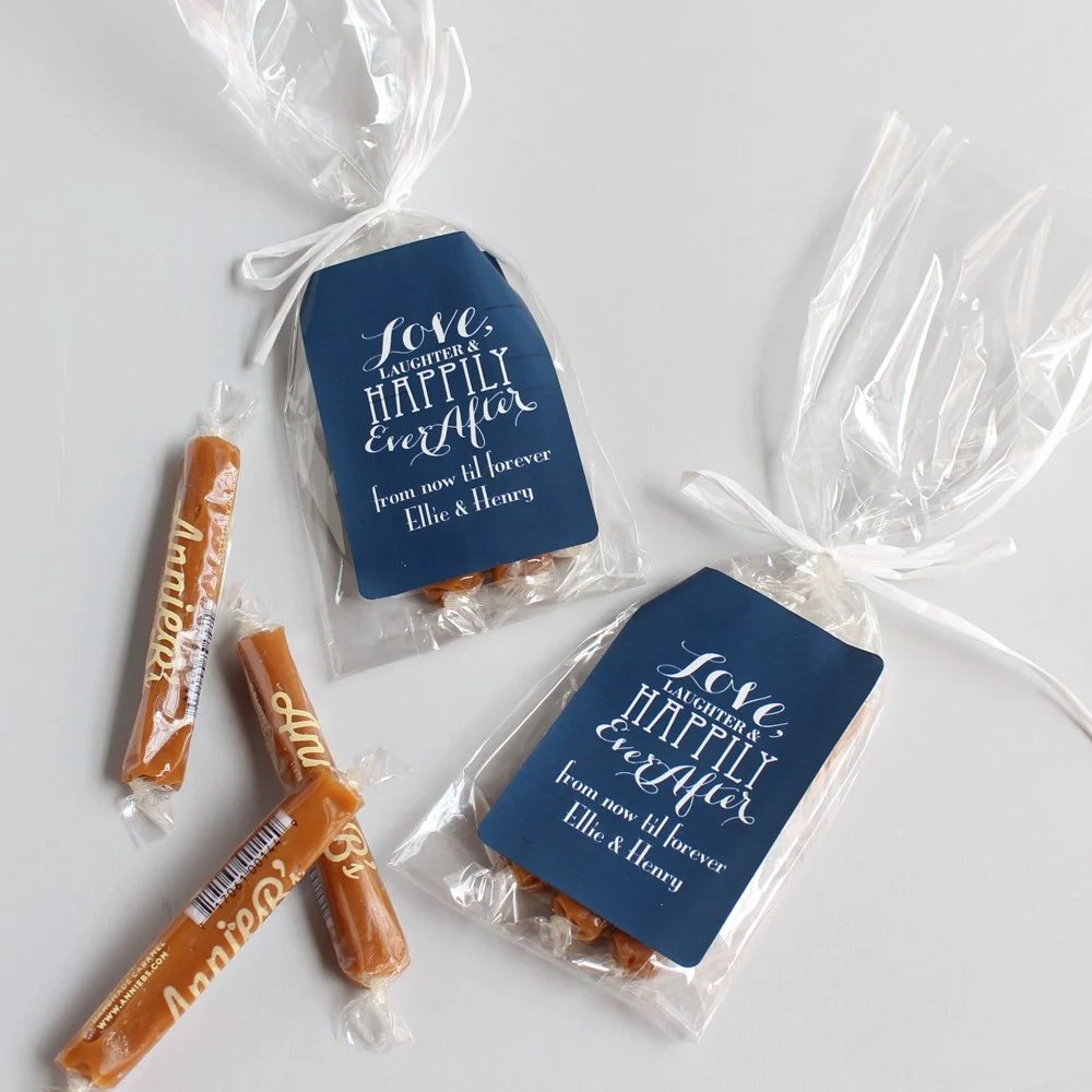 Personalized Caramel Favors