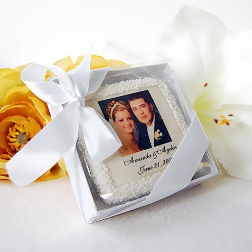 Personalized Photo Cookie Wedding Favors