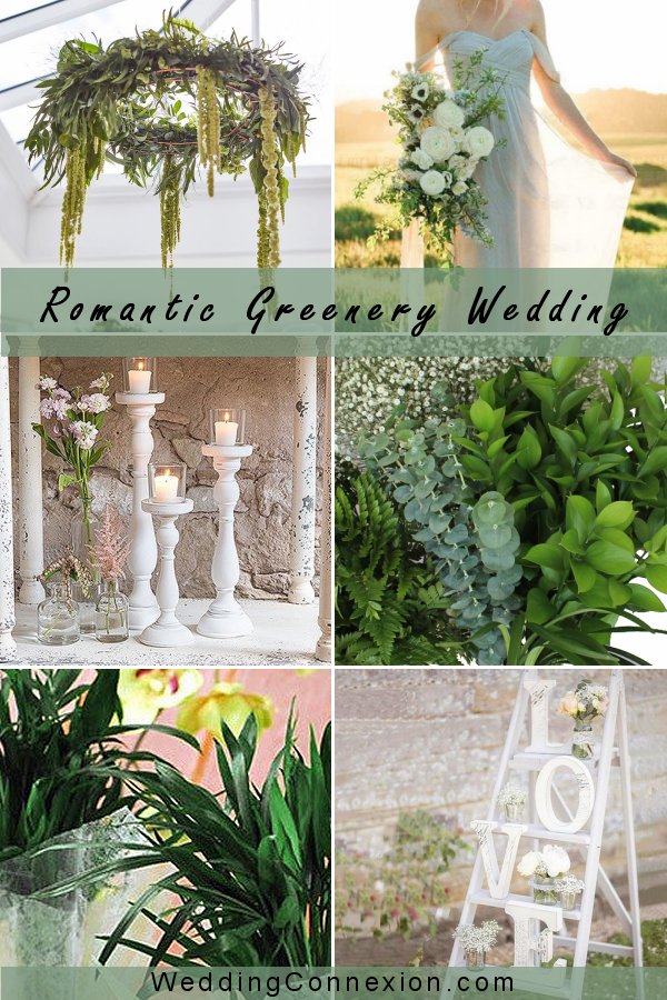 Romantic Greenery Themed Wedding | WeddingConnexion.com