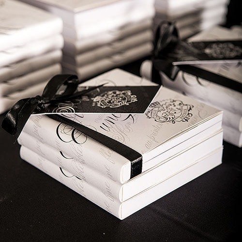 Personalized cover Notepad Wedding Favors