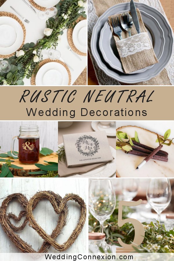 Rustic Neutral Wedding Color Scheme | WeddingConnexion.com