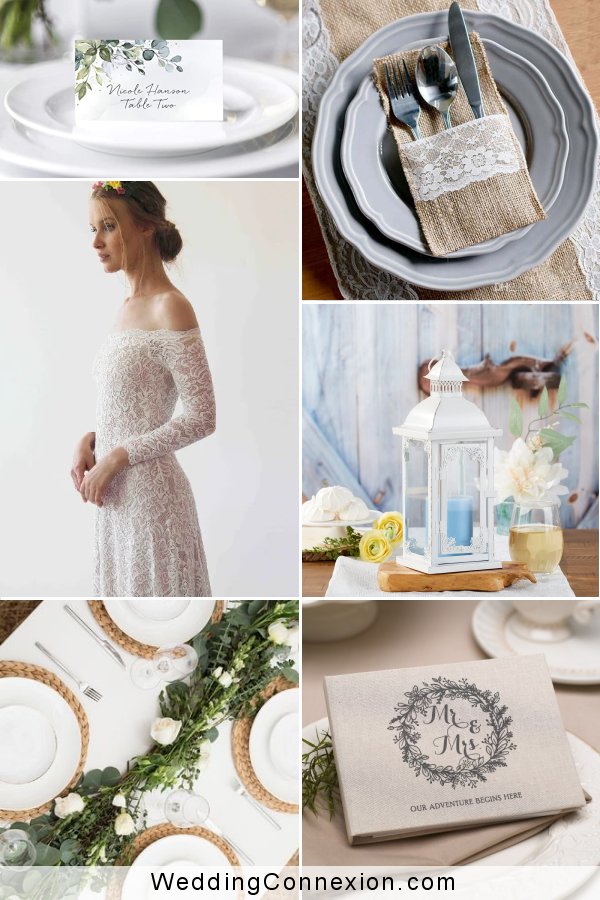 Rustic Neutral Wedding Color Scheme | WeddingConnexion.com