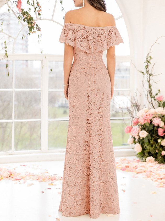 Soft Pink Bridesmaid Dress