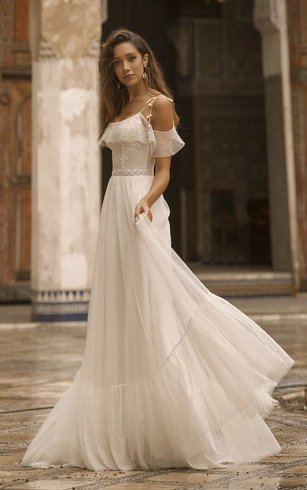 cottage core wedding dress