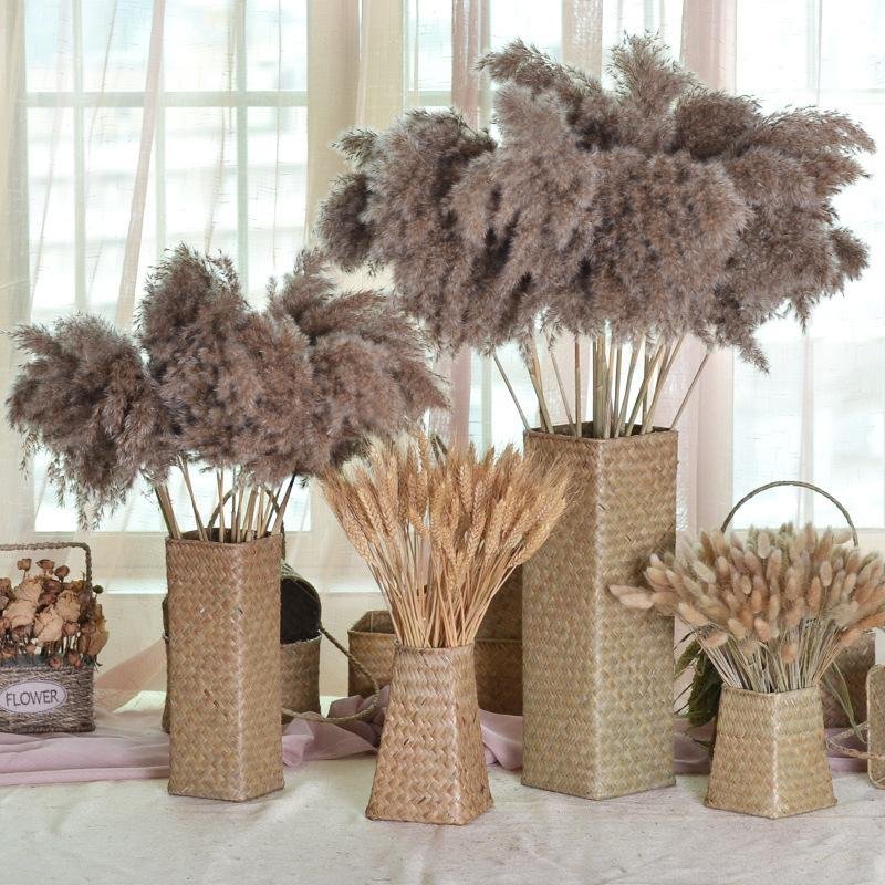 Natural Dried Pampas Grass Moroccan Inspired Wedding Theme Decor