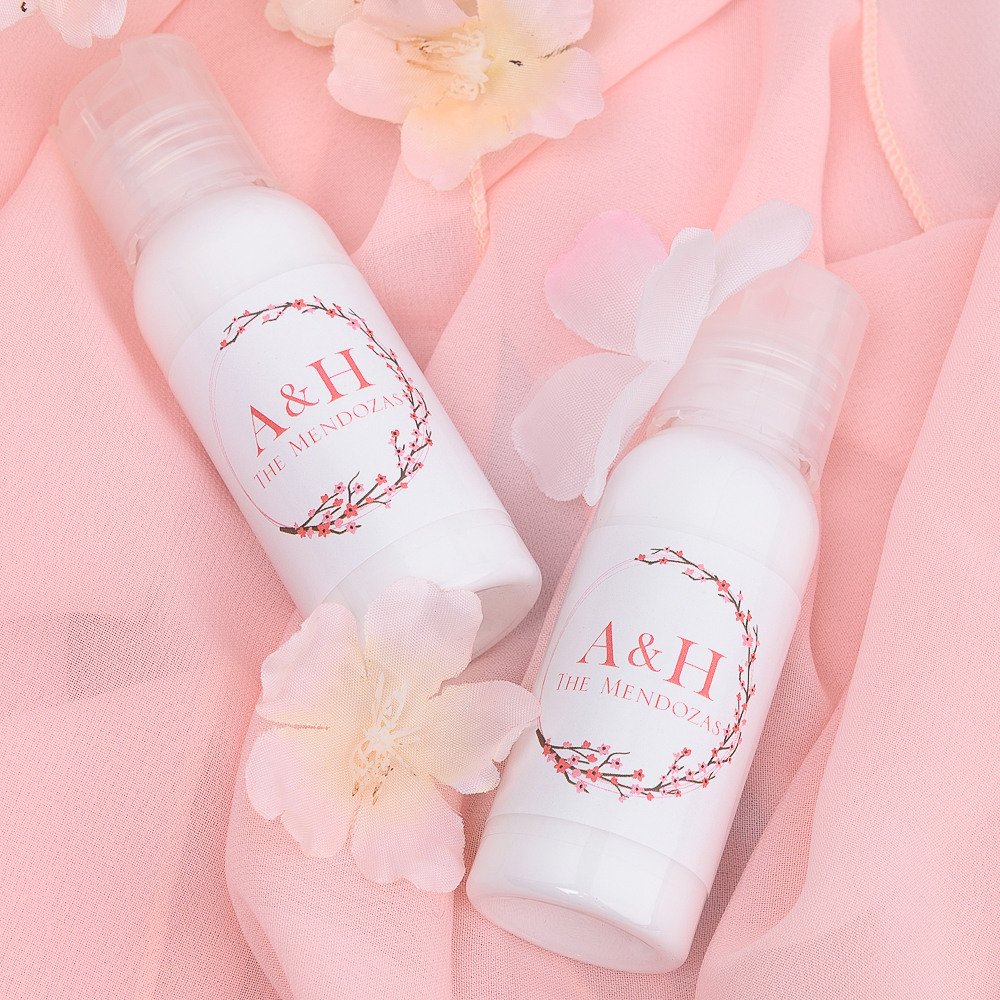 Personalized Hand Lotion Spa Bridal Shower Favor Idea