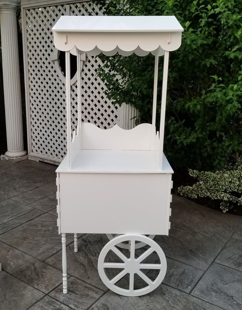 White Candy Cart