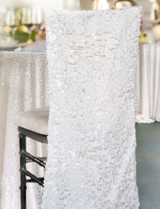 Sequin Chiavari Wedding Chair Decor