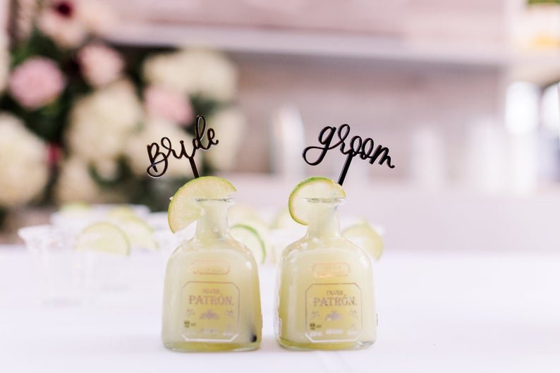 Bride & Groom Stir Sticks