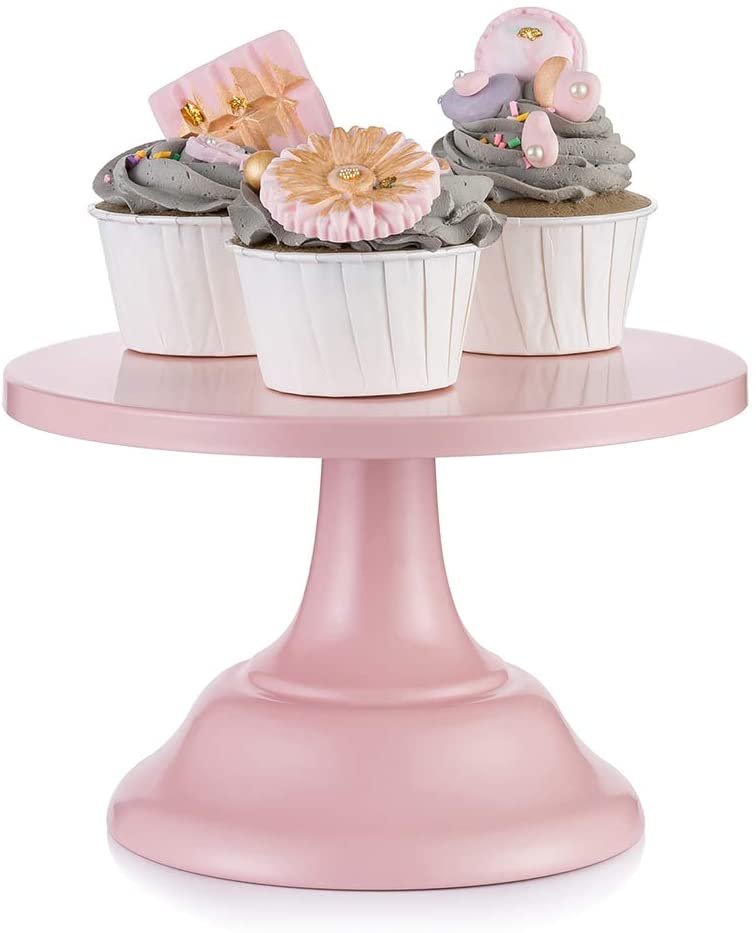 Wedding Candy Bar Pink Round Cake Stand 