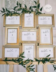 Wedding Seating Charts vs Escort Cards – Elegant Wedding Ideas