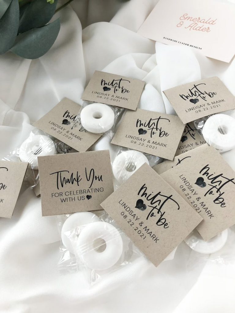 Mint to Be Wedding Favors