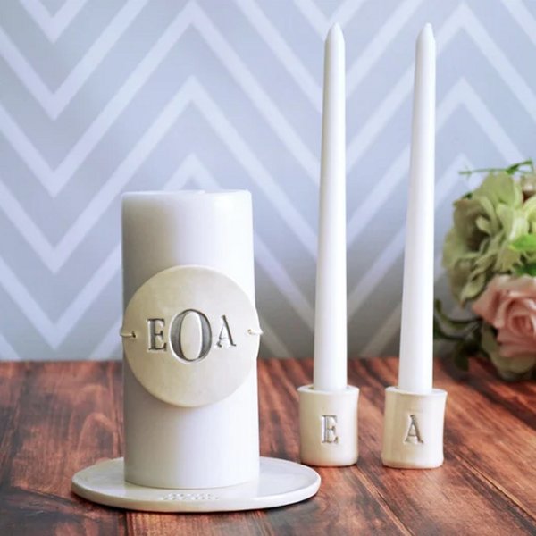 Personalized Unity Candle Ceremony Set