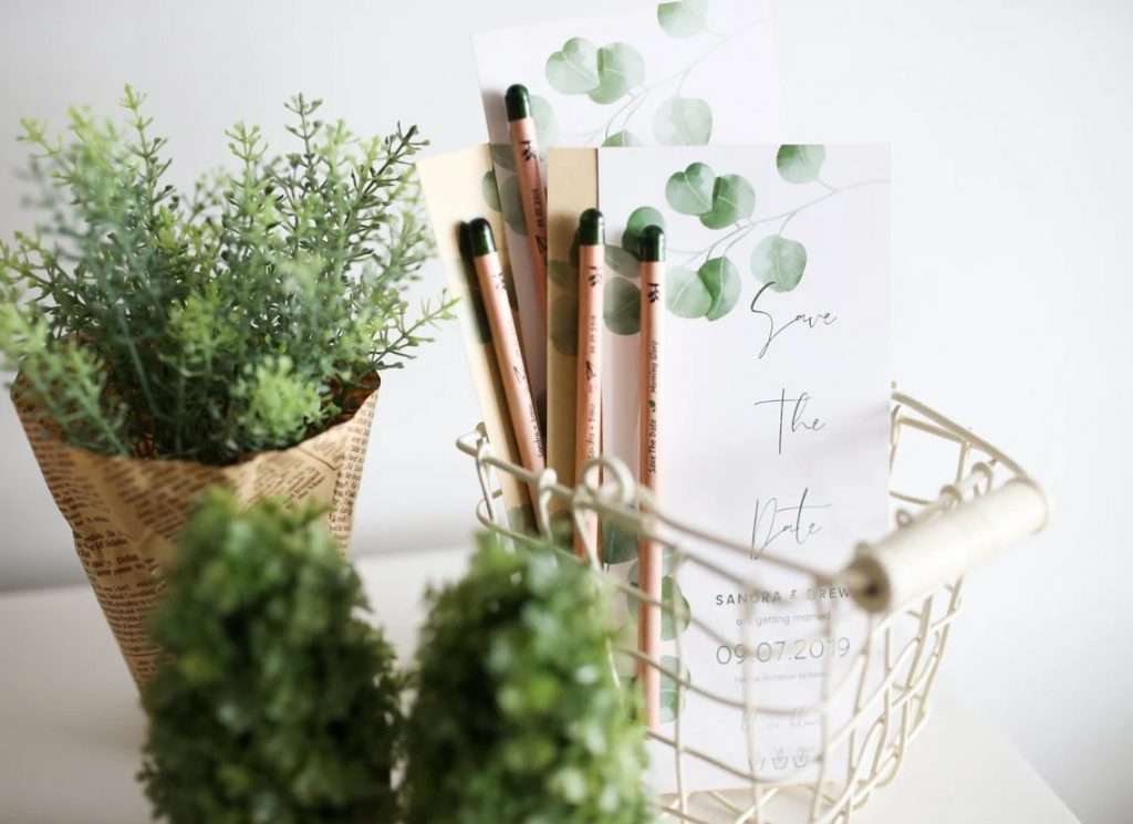 Save The Date Plantable Seed Sticks