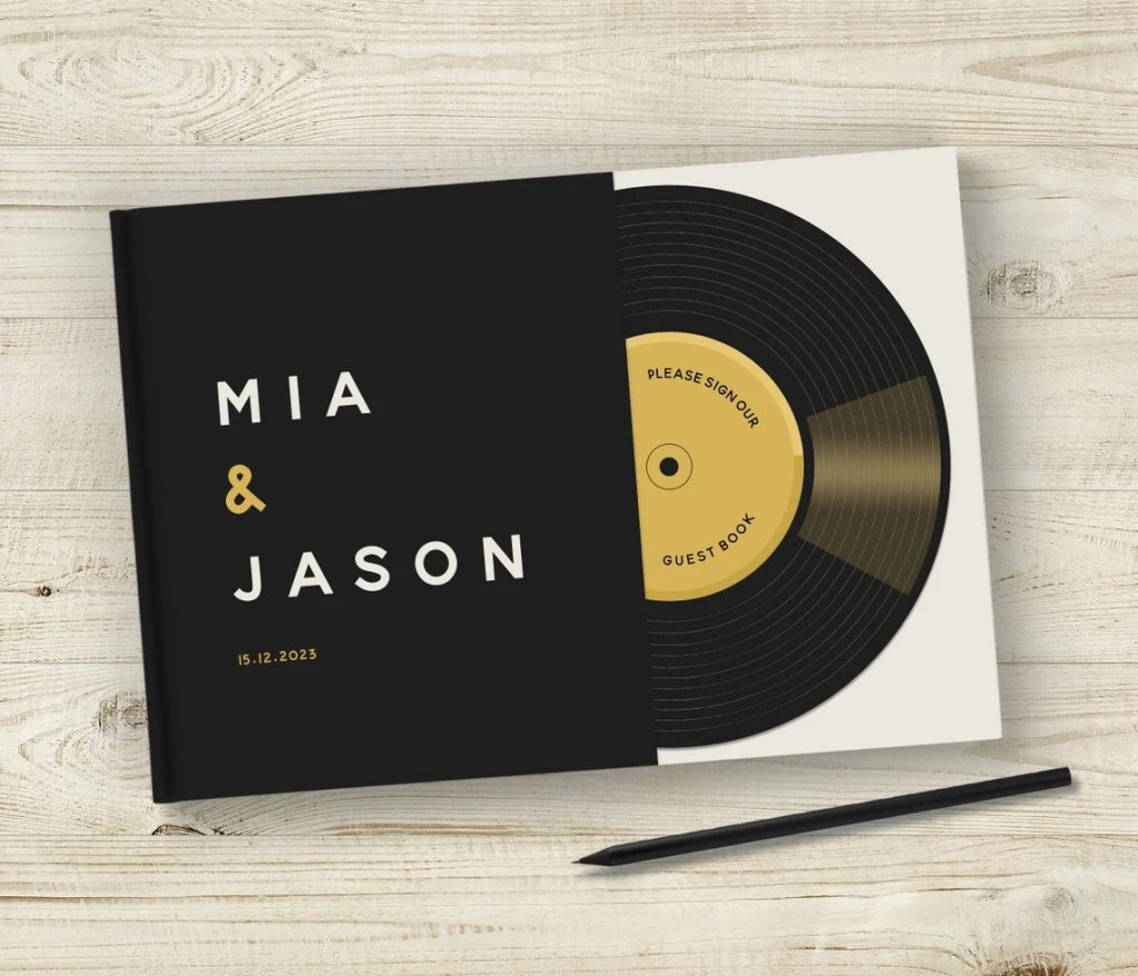 Record Wedding Guest Book