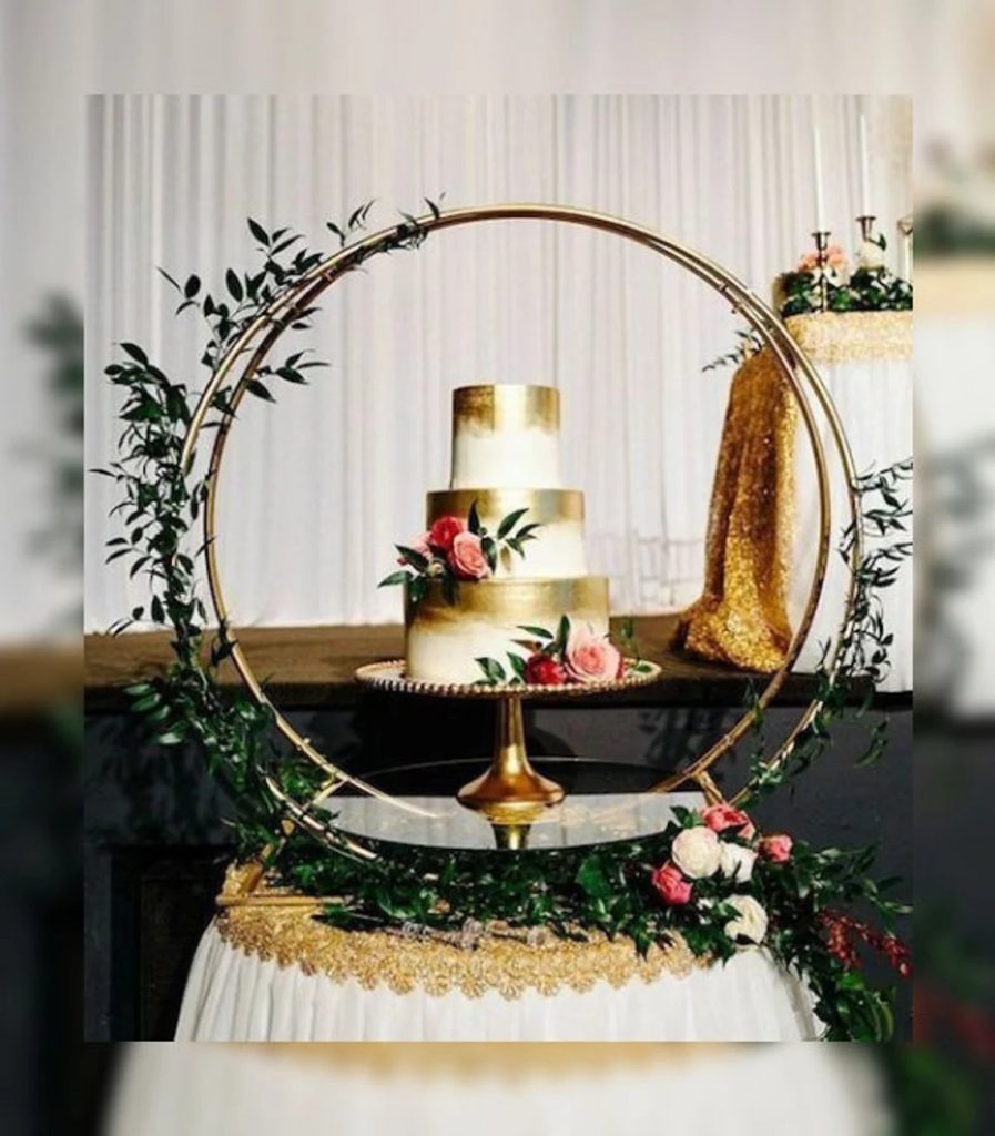 Metal Wedding Cake Stand