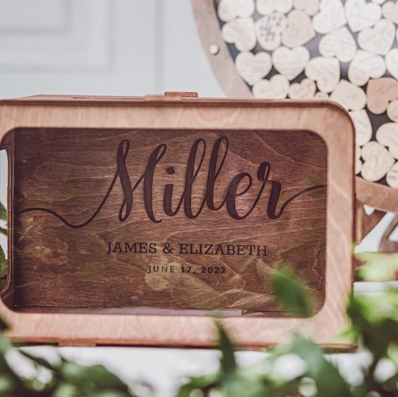 Bohemian Wedding Card Box