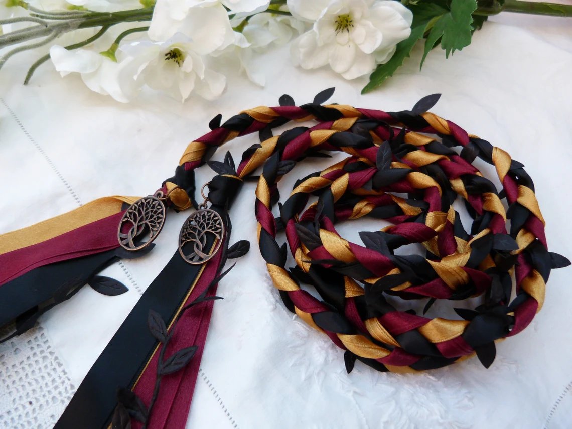 Fall Wedding Handfasting Unity Ceremony Binding Cord