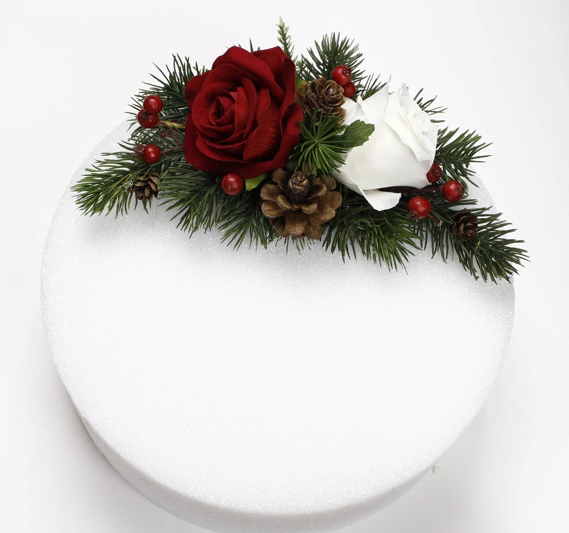 Christmas Wedding Cake Topper